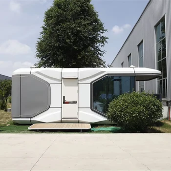 Capsule House 1 Bedroom Modern Outdoor Mobile Space Capsule House Hotel Prefab Capsule House