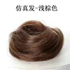 Élastique à cheveux style [marron clair] pour cheveux lisses.
