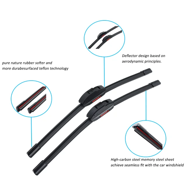 Accesorios Para Auto Best Wiper Blades Strip Car Wiper Double Rubber