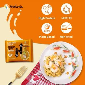 Low Fat High Protein Non-GMO Lower Carb Noodles Chicken Flavor Air Dried Non-Fried Plant-Based Ramen in Bag for Daily Meals