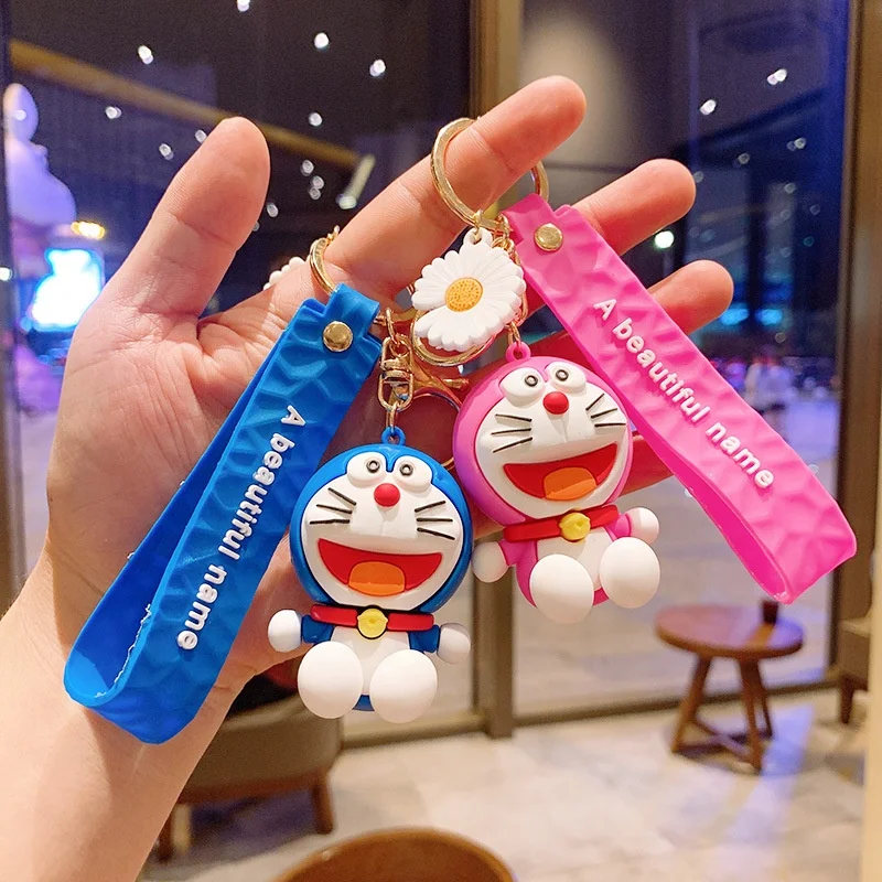 High Quality 3d Cartoon Doraemon Cat Anime Keychain New Fashion Cute Soft  Rubber Pvc Bag Key Chains Cute Promotion Gift For Car - Buy Doraemon  Keychain,3d Cat Keychain,Pvc Bag Key Chains Product