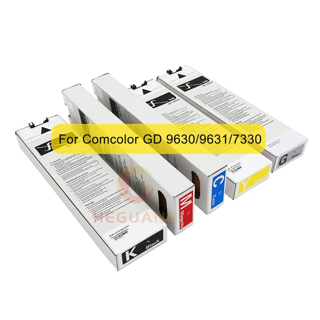 Non clogging inkjet head Risos comcolor machine compatible GD9630 GD9631 GD7330 ink original chip printer consumables