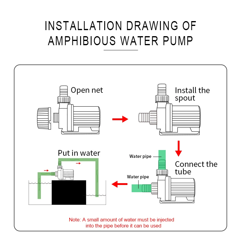 DAIBAO BTC-4000/6000/9000/12000 погружной насос с интеллектуальным контроллером для аквариума, океанского пруда, экологический насос для аквариума