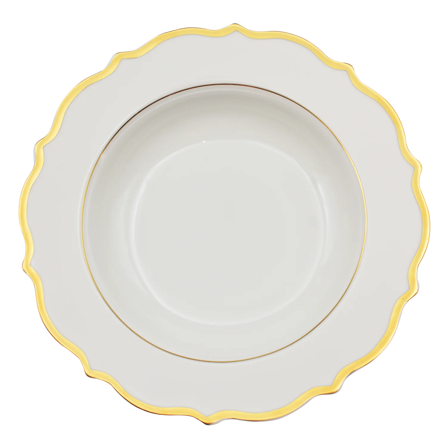 Modern Luxury Gold Rim Dinnerware Set For 6 People Luxury Fine China