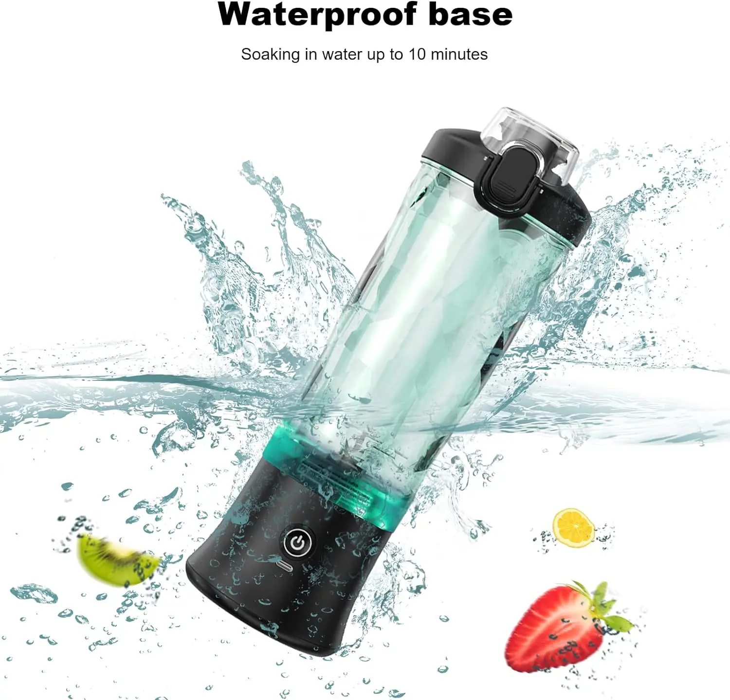 High Powered Portable Blender 600ml Small Mini Shaker