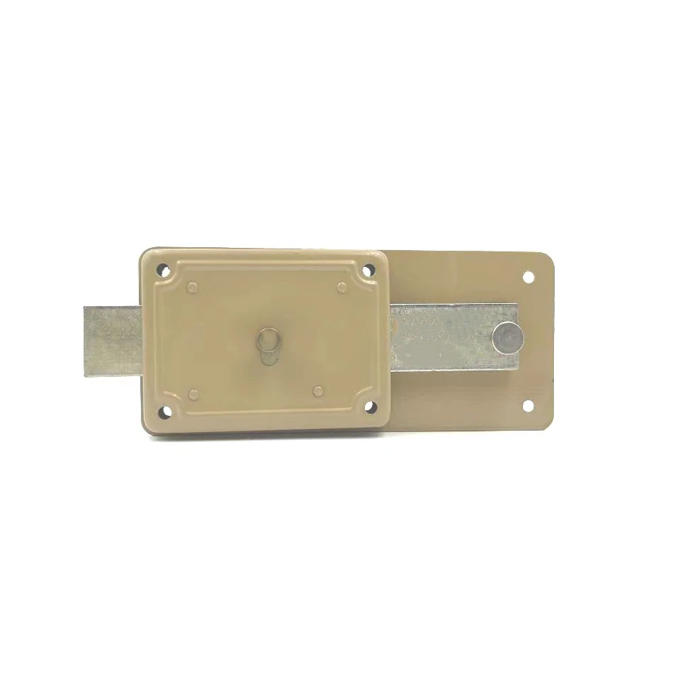 FF Type Middle East Market Yellow Painted Six Lever Night Latch Rim Door Lock
