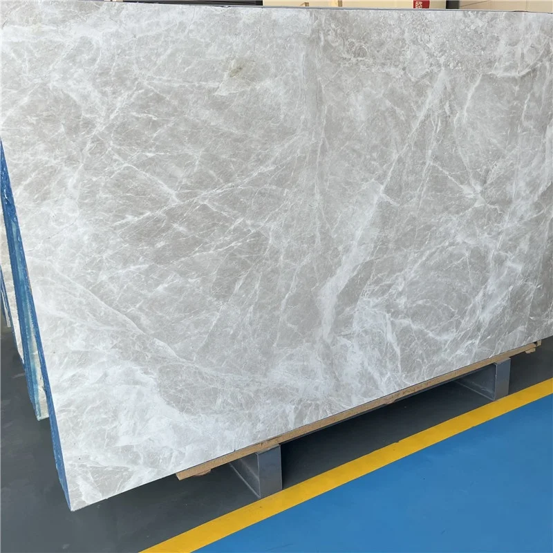 Factory Direct Sell Modern Grey Marble Slabs For Floor Tiles Light Grey Marblre Tiles For Wall