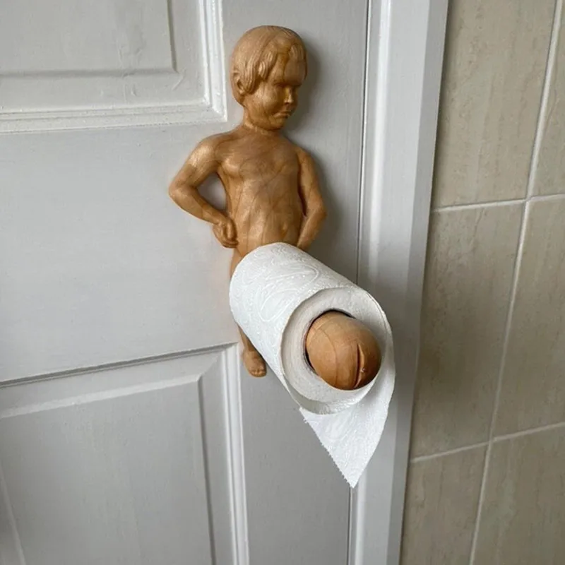 Toilet Paper Holder with Storage Shelf- CharmyDecor