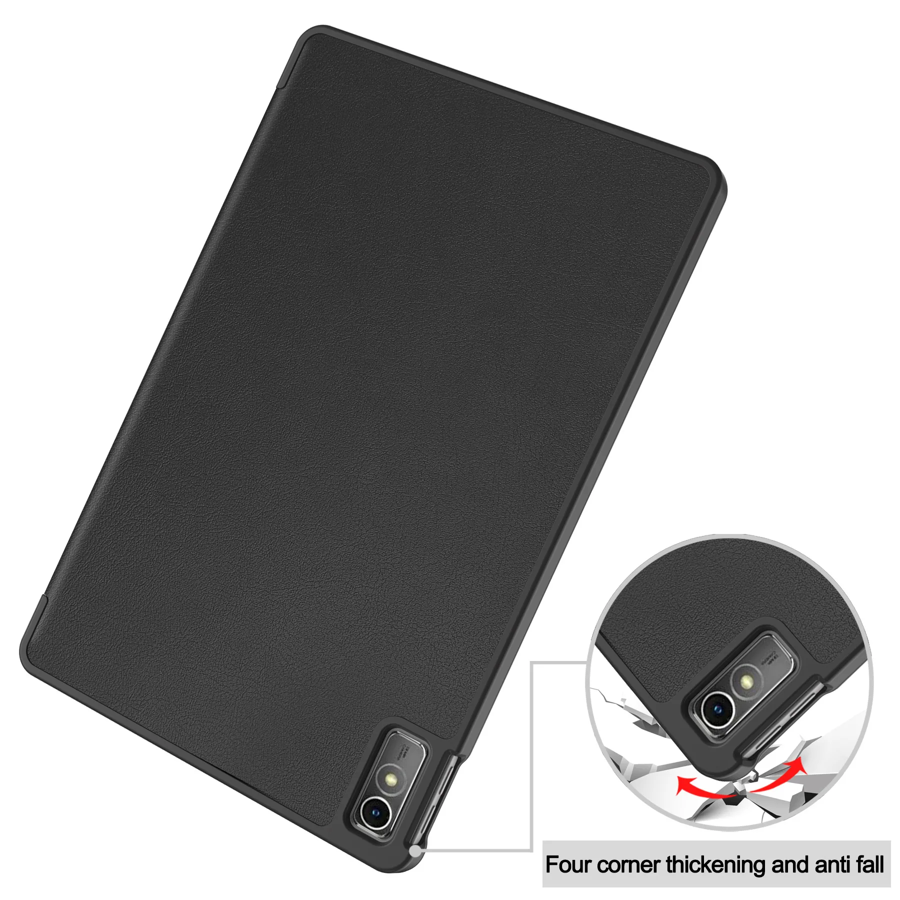 JRTAL Custodia Girevole 360° Per Lenovo Tab M10 5G TB360ZU 10.6", Cover In Pelle PU Con Stand Multi-Angolo, Morbida Interno Microfibra, Viola