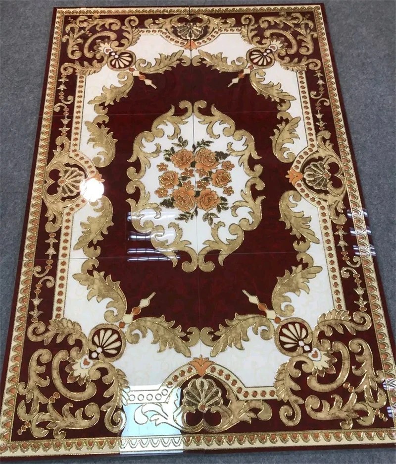 トルコのカーペット 120x180cm Carpet Tile Golden Glazed