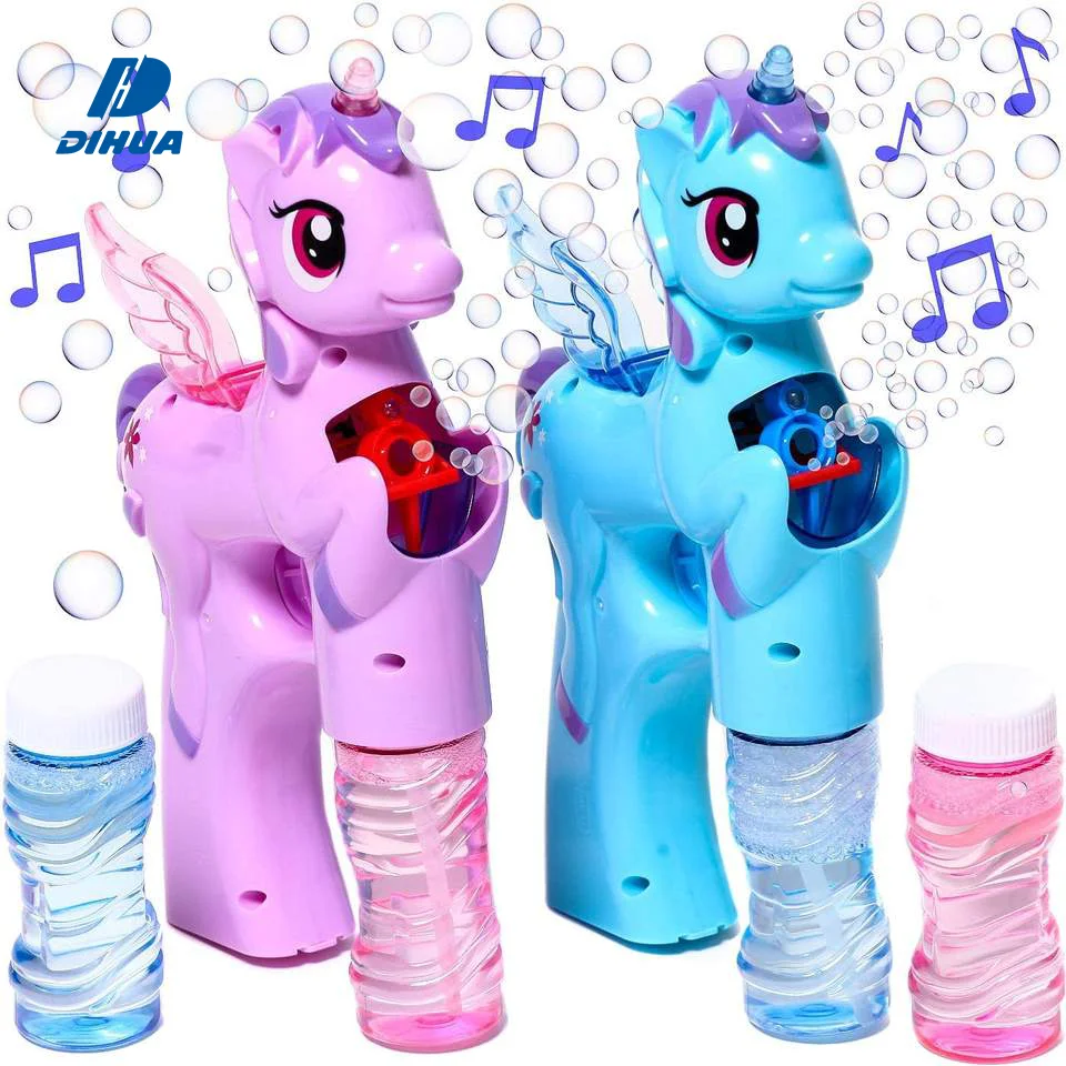 Toddmomy – Lot De 2 Baguettes à Bulles Mini Licorne – PVC, Blanc, 9 Cm – Jouet Extérieur Pour Fête, Anniversaire, Sac Cadeau, Filles Et Garçons