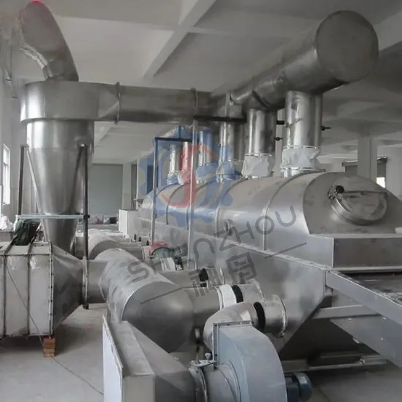 Competitive Price Automatic Horizontal Vibrating Fluid Bed Dryer for Grain 220V Food Processing Application