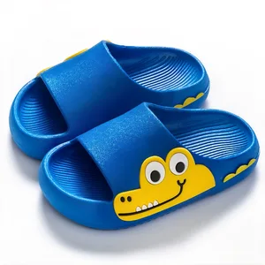 Quick Drying Cartoon Children's Slippers Beach Slides Toddler Pool Shower Flip Flops Slippers Pvc Kids Slides for Girls Boys