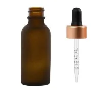 Mẫu bán miễn phí chai tinh dầu 10ml chai thủy tinh màu hổ phách để nhỏ mắt với các nắp khác nhau