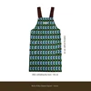 Dot apron-green-without towel