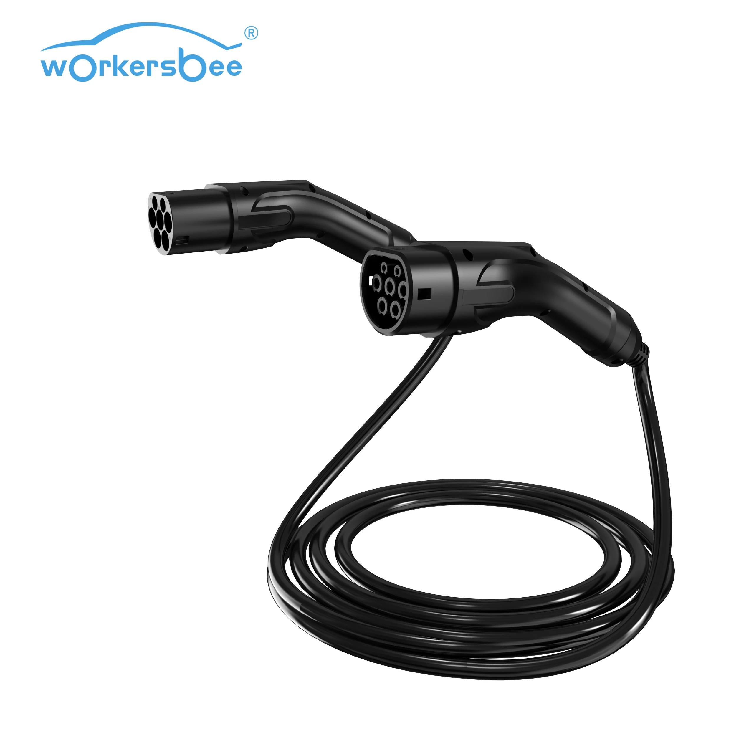 Ev Charging Connector Type 2 Single Phase Electric Car Charging Plug