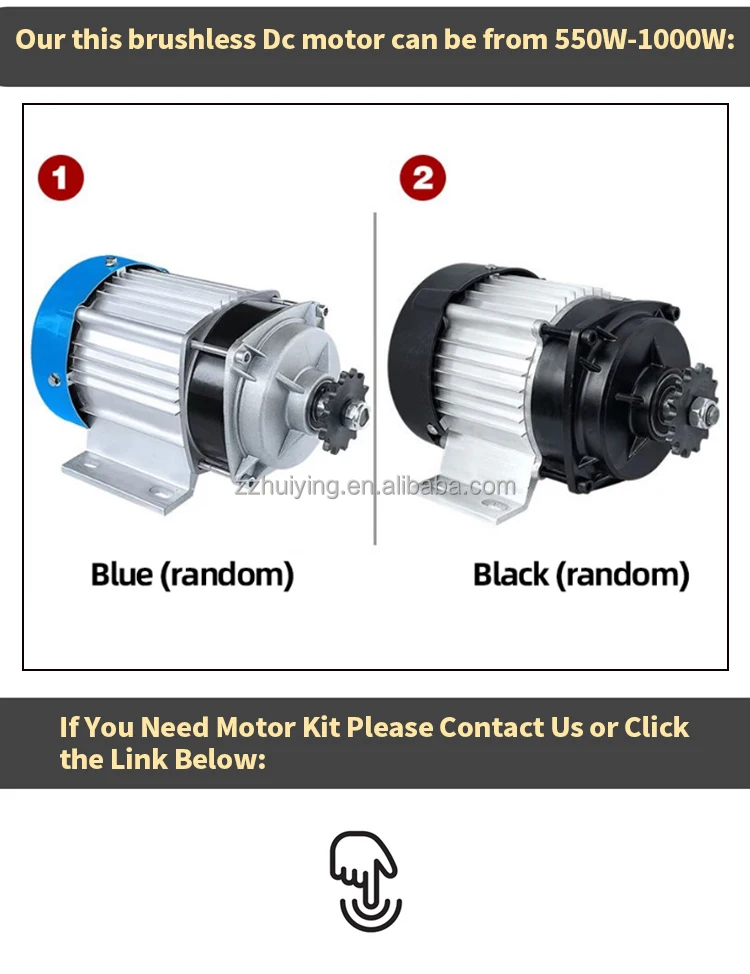 Bldc Motor Kit 1000w 48v Dc Electric Motor 48V 60V 1000W Brushless