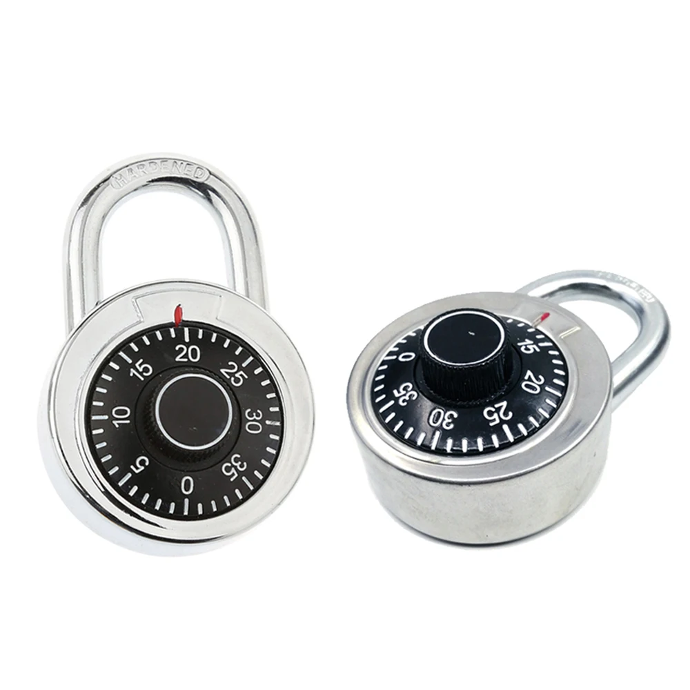 3 Digit Brass Resettable Combination Padlock Password Lock Resettable