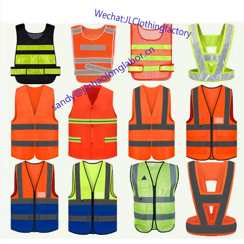 High Visibility Construction Vest Safety Customization