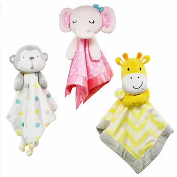 OEM ODM Wholesale Custom Elephant Rabbit Baby Comforter High Quality Bear Toy Skin-Friendly Blanket for Babies