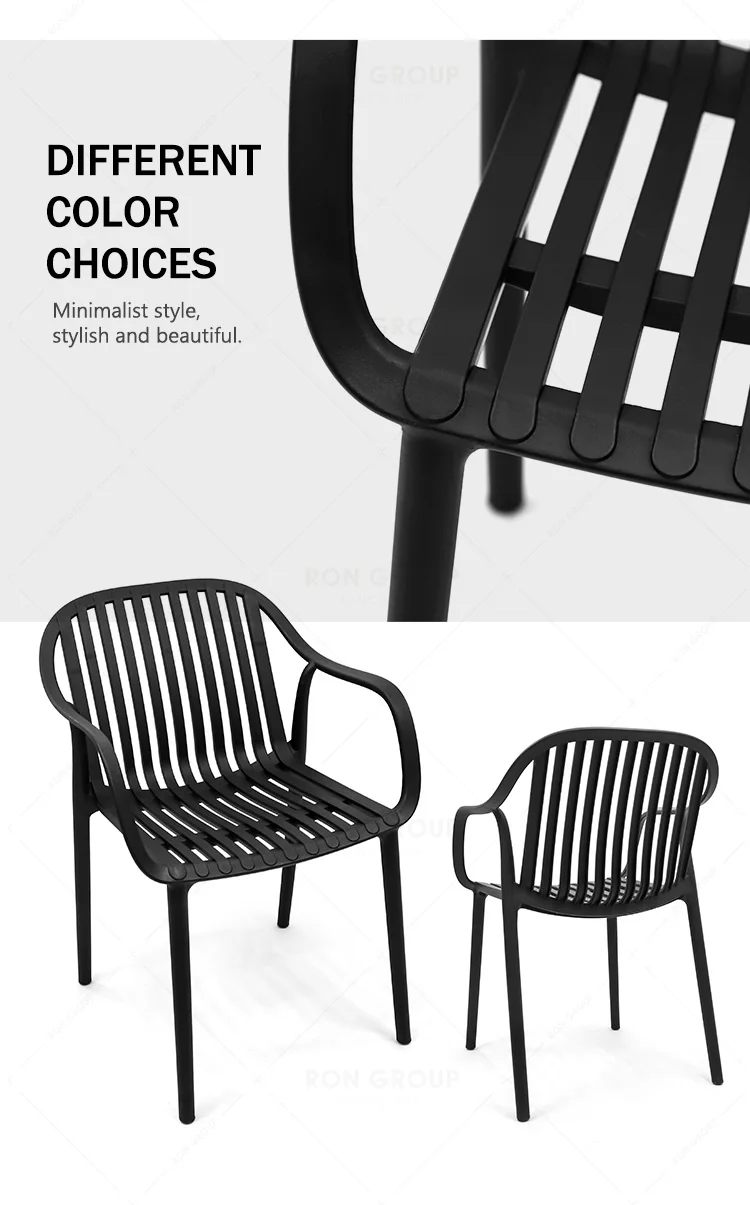 Hot Sale Restaurant Chair Simple Style Black White Party Furniture Dining Chair for Garden Restaurant