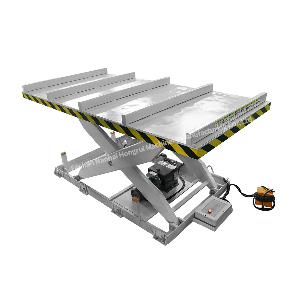 Other Woodworking Machinery 3000kg Hydraulic Scissor Lifter Table / Lifting Table For Furniture & Door Production Line