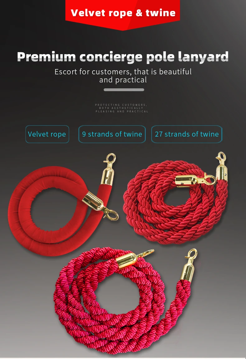 Gadpiparty Absperrseil Aus Jute – 150 Cm Lang, Mit Haken, Beige, Für Warteschlangen, Menschenmengenkontrolle & Veranstaltungen