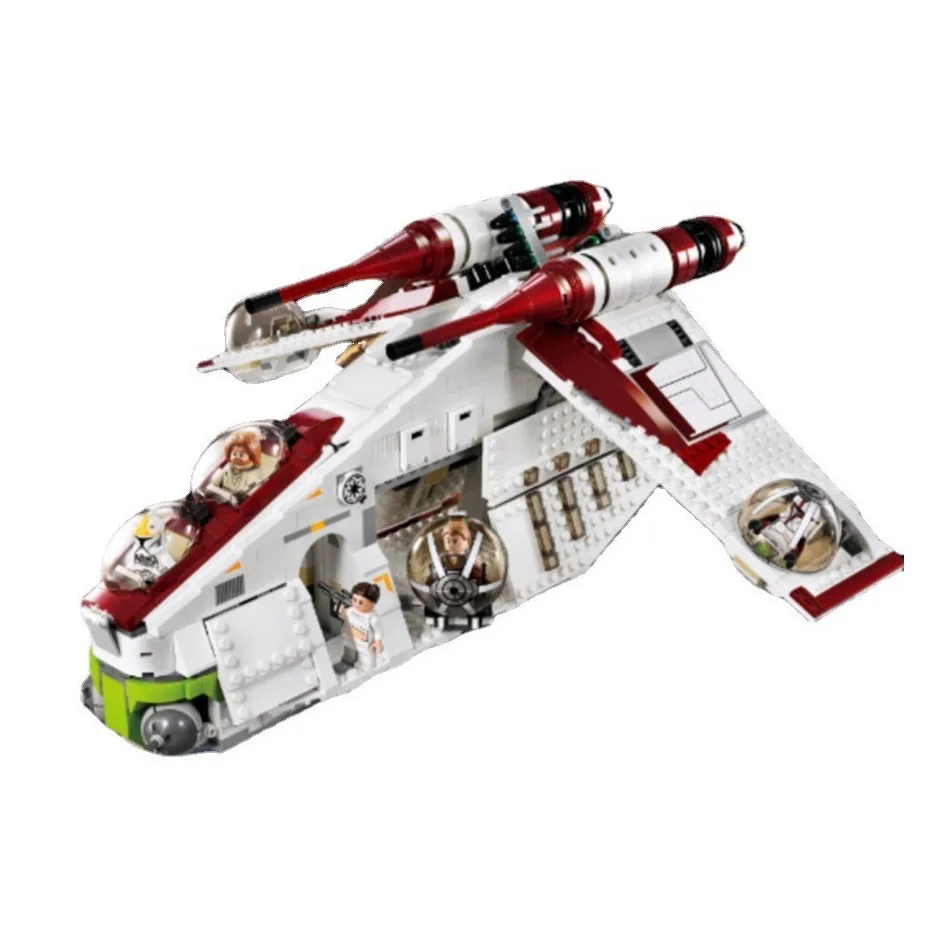 Wars Movie Series Trooper Republic Gunship Gunboat Building Block ...