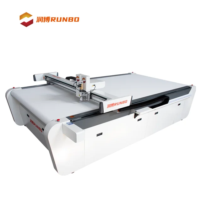 Runbo Automatic CNC Leather Cutting Machine for Luggage Industry High-Speed High-Accuracy Core Pump Motor Bearing Gear