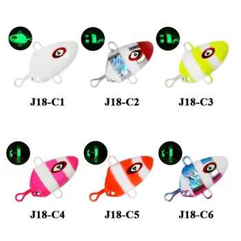 CHEERY J18+HK025 100g 150g 200g 250g 300g Saltwater Fishing Metal Jigging Lure Inchiku Hard Metal Jig Bait with Squid Skirt Hook – Metal Jig – view 3