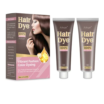 Professional Factory Price Low Ammonia Semi-Permanent Hair Color Cream Set for Salon Use