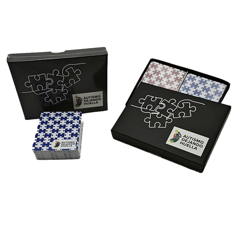 ポーカー用プラスチックトランプ 防水（赤・青5セット) トランプ wpt