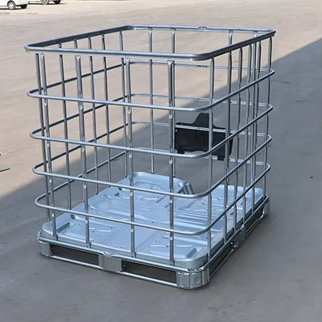 DX51D Galvanized IBC Steel Frame Grid IBC Cage for IBC Tank