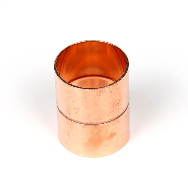 Straight Coupling Copper Pipe Fittings For Plumbing Copper Fitting