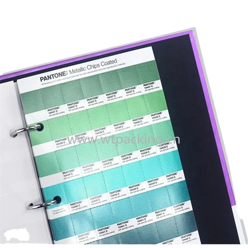 PANTONE GB1507B METALLIC CHIPS - 655 Colors for Printing