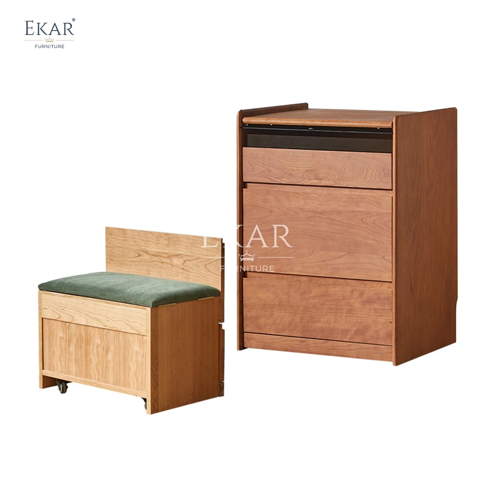 product new design ekar classic bedroom wooden dressing table-64