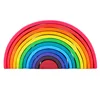 12pcs/set rainbow block