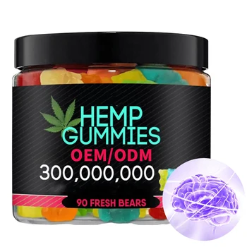 New Product OEM Hamp Oil Gummy Improve Memory Promotes Brain Health Improve Concentration Gummies