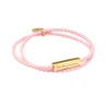 Pink + gold buckle