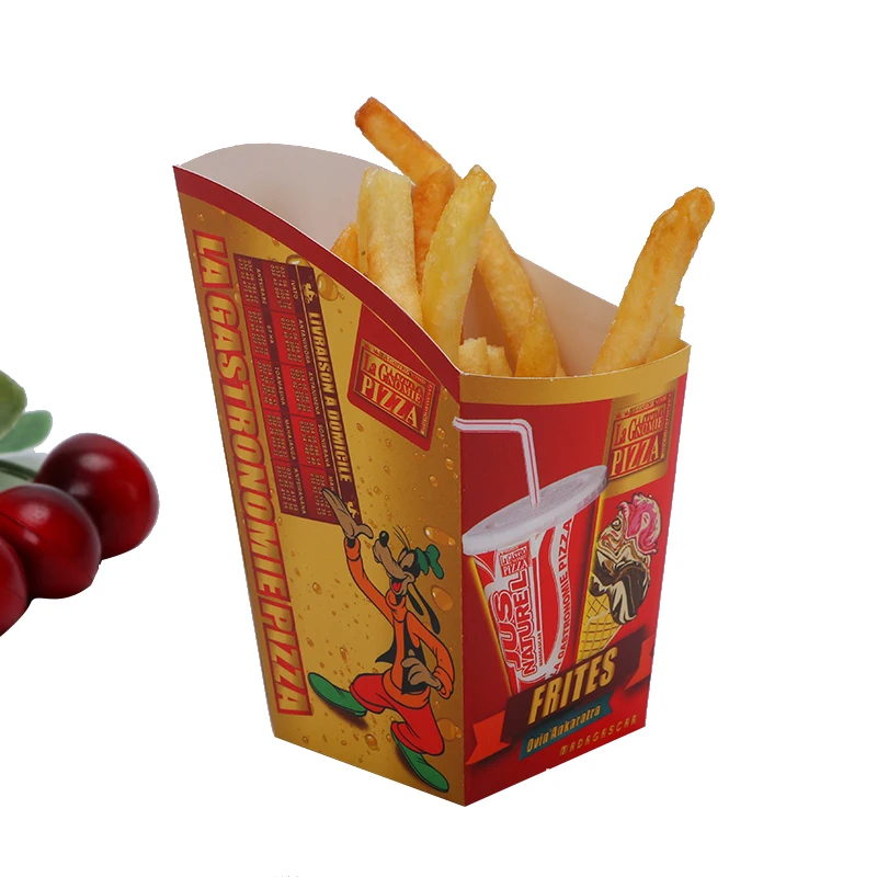 Buy Wholesale China 16oz Factory Foodboard Paper Pasta Box Take Away Food  Container Printed French Fries Packaging & Paper French Fries Packaging at  USD 0.04