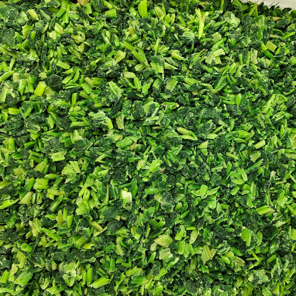 2025. године ИКФ смрзнуће бундар, исечен, смрзнуто поврће, коцкице, лоптице, свеже бербено, халал сертификован, блок, парешено, бланширано