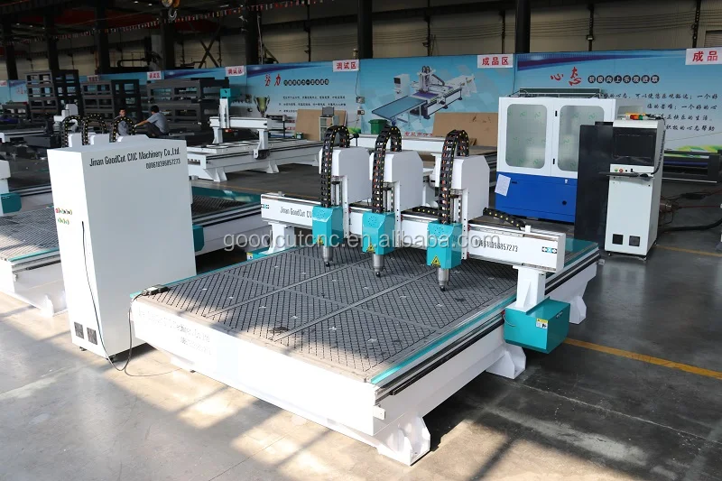 Multi Spindle mach3 Software 1325 Cnc Router Machine for Wood Carving