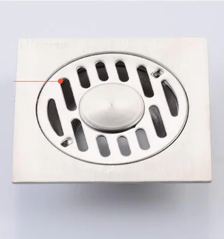 Hot Sale Stainless Steel Sturdy Floor Drain Square Bathroom Concealed  Waste Gate Shower Drain