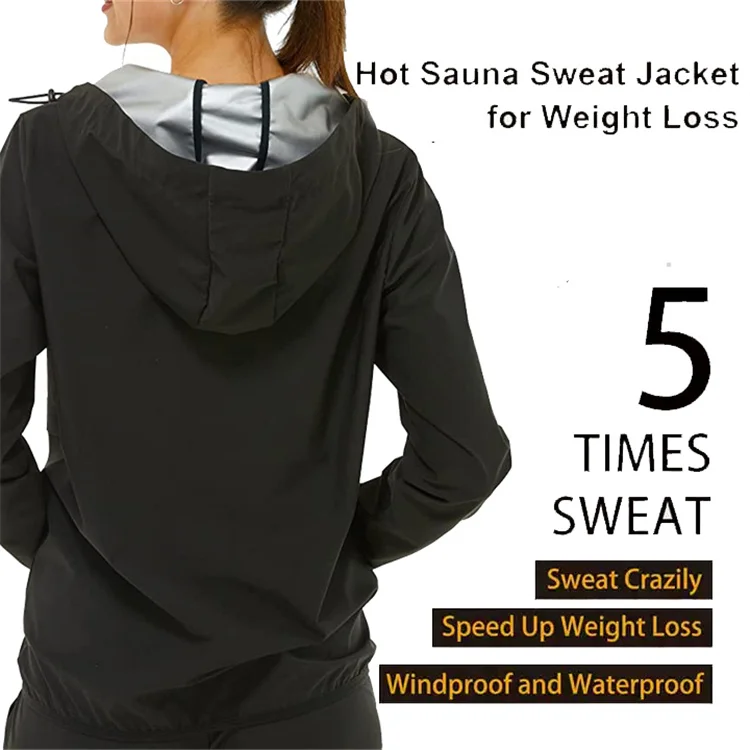 Hot Suit Sauna Suit For Men Weight Loss Sweat Jacket Sauna Slimming