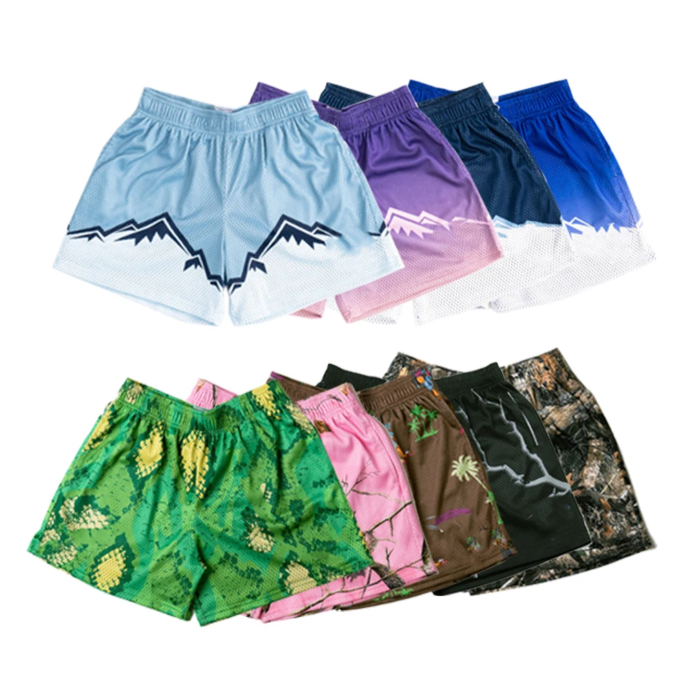 Custom Sublimation Basketball Short Double Layer Training Gym Sport