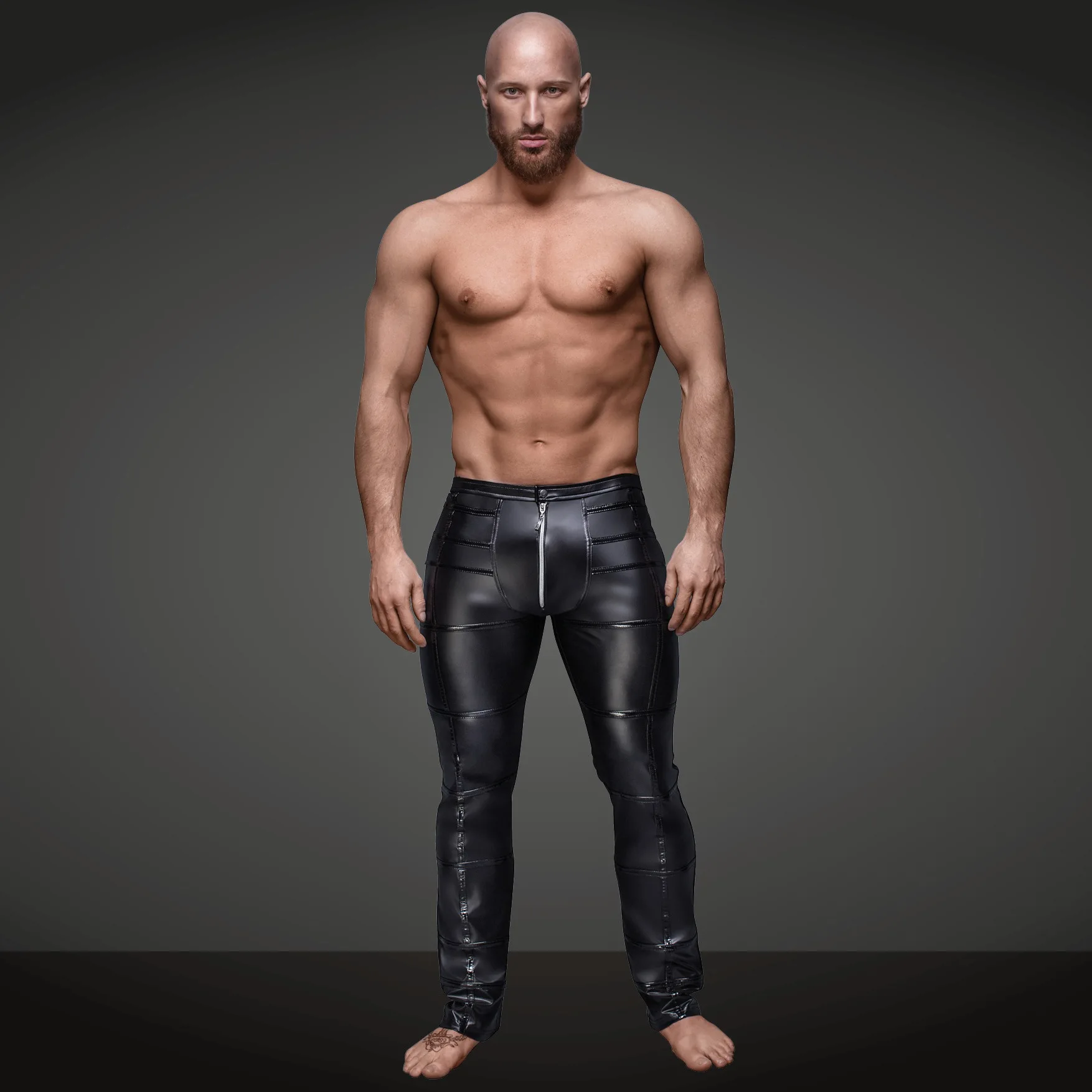 Tee Shyne Yvng Patra着用 LV leather belt Alibaba.com: Siyuan 6003 Sexy Man Vinyl Pants, Waterproof and