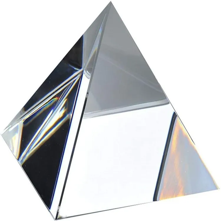 Factory Wholesale Crystal Prism Set Glass Ball Pyramid Cube For Teaching Appliance manufacture