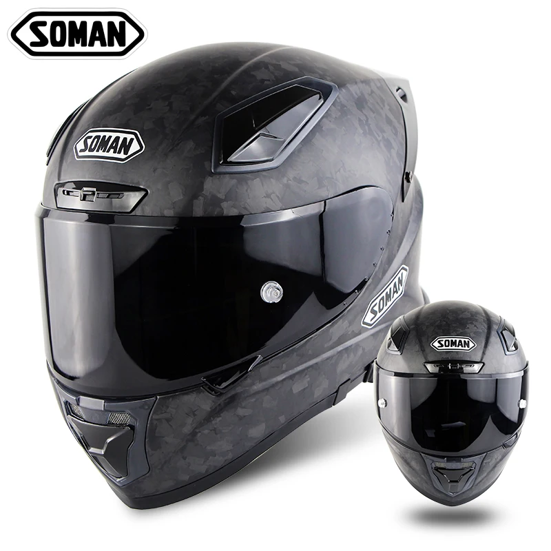 SOMAN X8 Cascos de motocicleta de fibra de carbono Modelo más