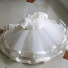 Children's Kids Ball Gown Clothing Fluffy Gauze Birthday Lovely Baby Princess Girl Wedding Dress Flower Girls' Dresses
