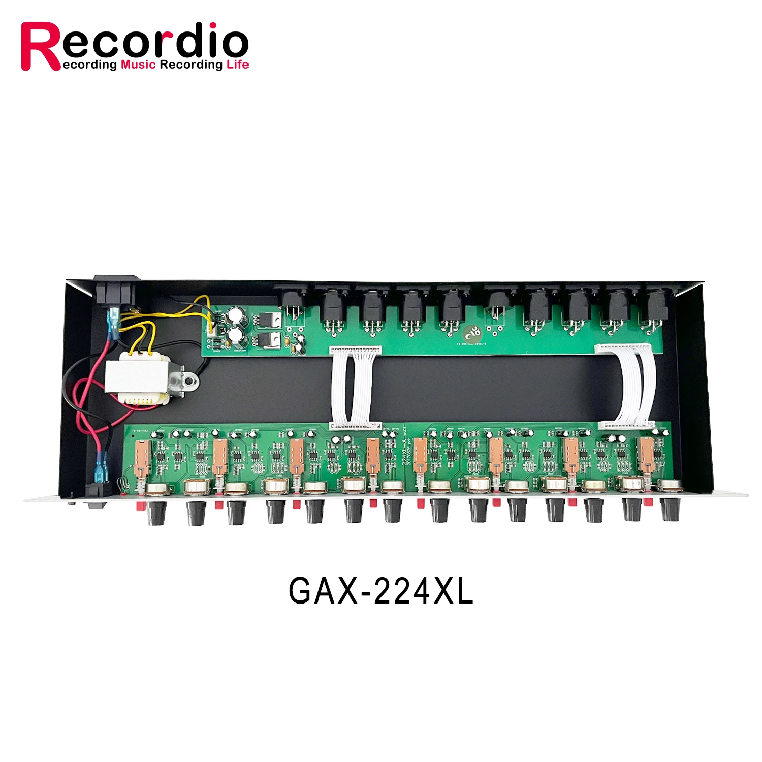 GAX-224XL 4 Way Audio Crossover Subwoofer Splitter for Home